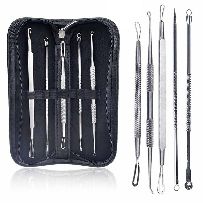 YNR® Blackhead Whitehead Pimple Acne Blemish Comedone Extractor Remover Tool Set