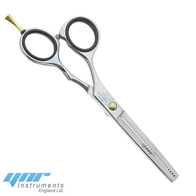 YNR® Japanese Left Hand Hairdressing Scissors Hair Thinning Scissors Set 5.5"