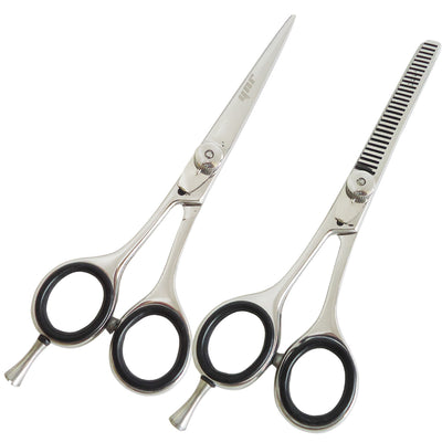 Left Hand Hairdressing Thinning Barber Cutting Razor Scissors Salon Shears 5.5"
