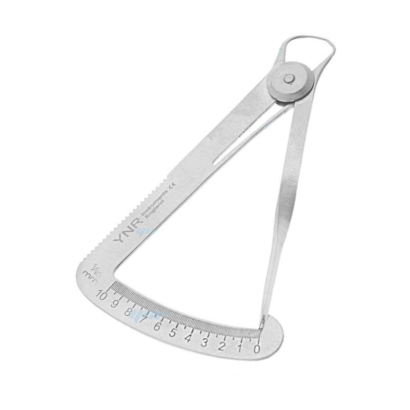 YNR IWANSON Gauge Spring Measuring Caliper 10mm Guage Jewellers Dental Crown Tool