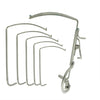 YNR Mouth Gag Davis-Boyle Set of 5 Blades Fine Quality Surgical Instruments