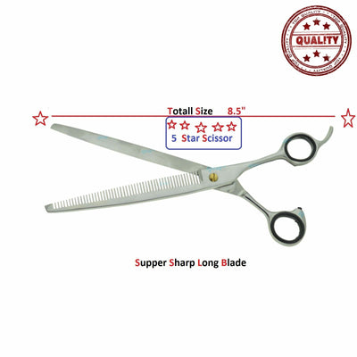 YNR 8.5' Professional Hairdressing Scissors Hair Cutting Thinning Pet Dog Cat Grooming Hair Cutting