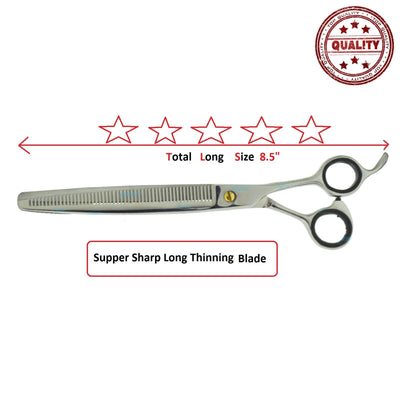 YNR 8.5' Professional Hairdressing Scissors Hair Cutting Thinning Pet Dog Cat Grooming Hair Cutting