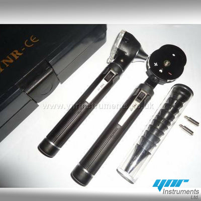 YNR Mini Ophthalmoscope Opthalmoscope Otoscope Fibre-Optic Diagnostic Set