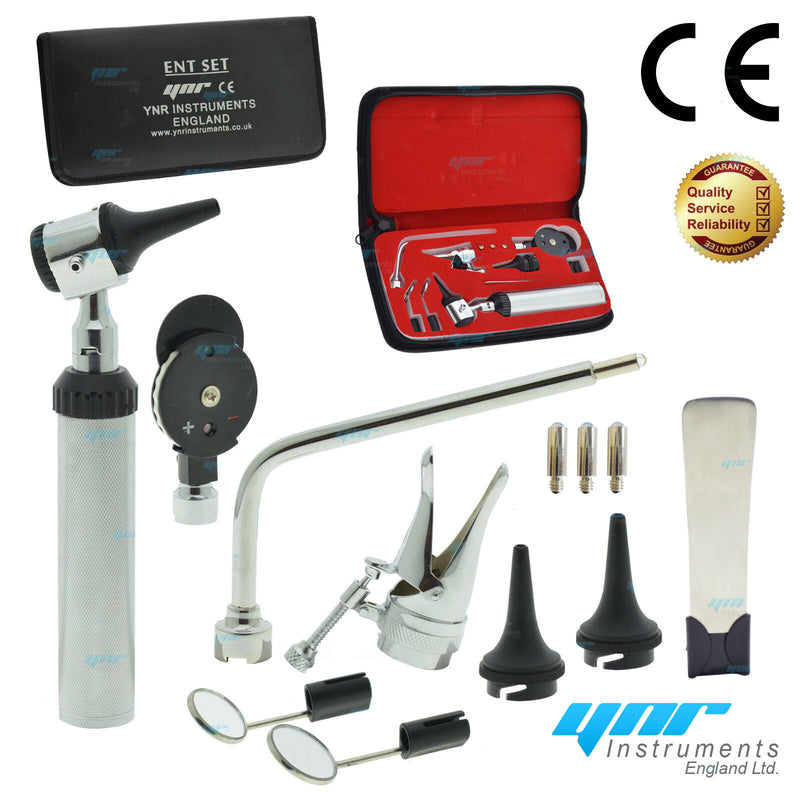 YNR ENT Opthalmoscope Ophthalmoscope Otoscope Nasal Larynx Diagnostic Set CE Mrk