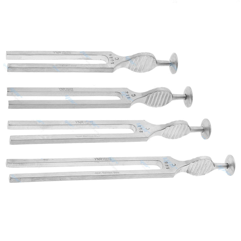 YNR London Down Bros Medical Tuning Tuning Fork Gardiner Brown Stainless Steel CE – view 1 | YNR Instruments