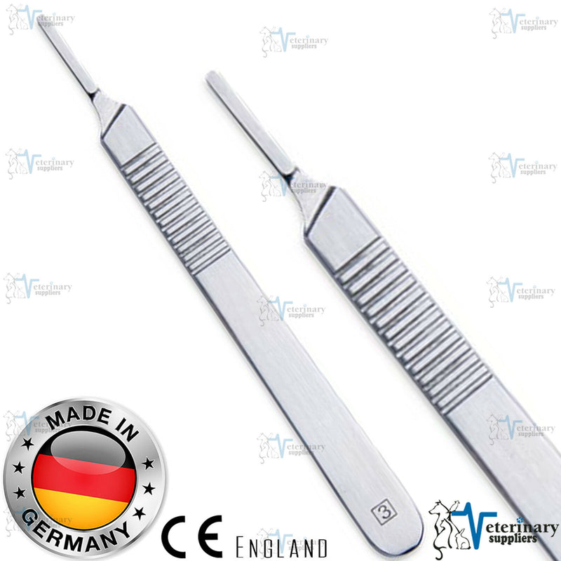 Authentic Scalpel HANDLE NO 3 For SURGICAL BLADES 10-15 Stainless Steel ce NEW