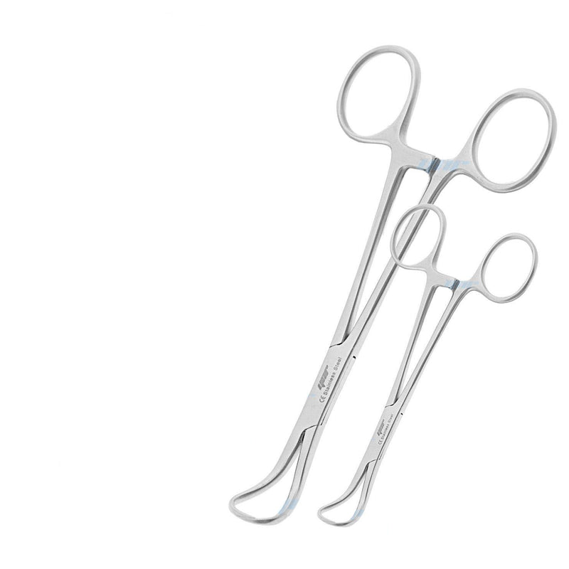 YNR Backhaus Towel Forceps 14cm 10cm Surgical Stainless Steel Ce mark Approved
