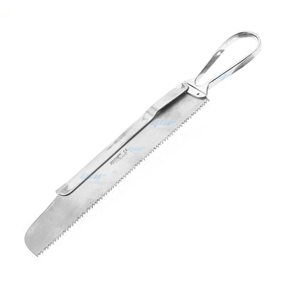 YNR Bone Saw Orthopedic Surgical & Veterinary Instruments Straight Wide & Round