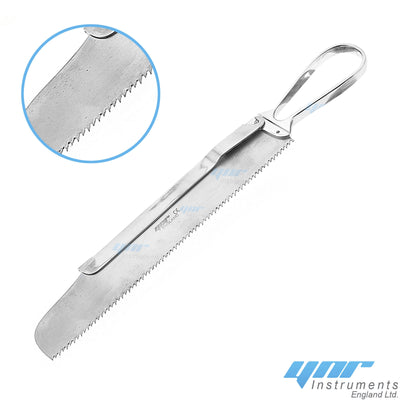 YNR Bone Saw Orthopedic Surgical & Veterinary Instruments Straight Wide & Round