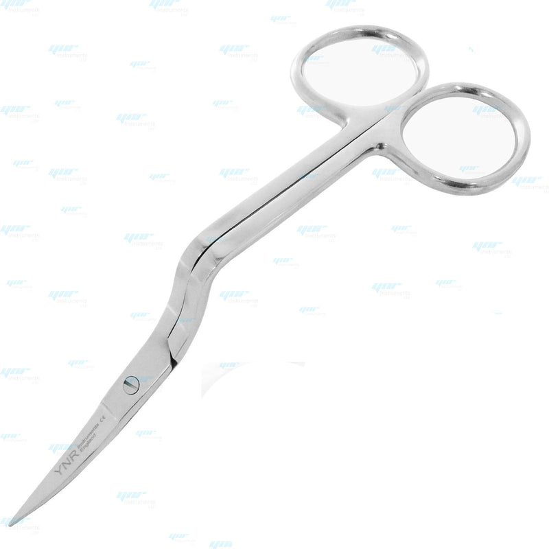 YNR Large Double Curved Scissors - Stainless Steel Embroidery Supplies allstitch
