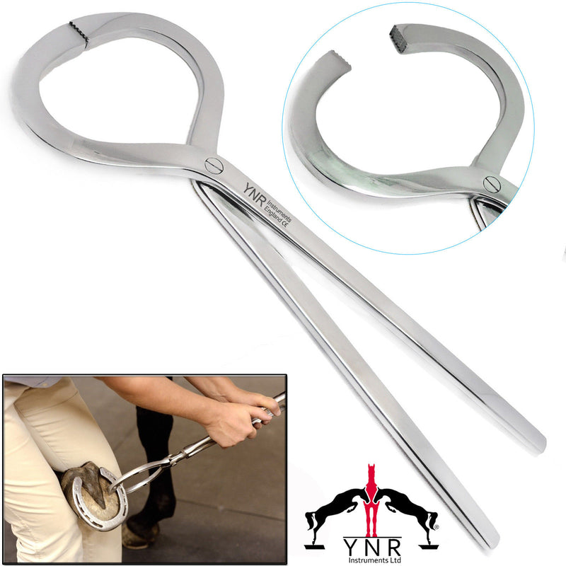 YNR England 13" Hoof Testers Stainless Steel Farriers Tools Equine Equipments CE