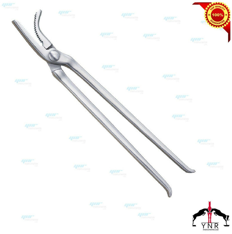 YNR England 13" Jaw Nail Clincher Silver Farriers Vet Tools Livestock Farming CE