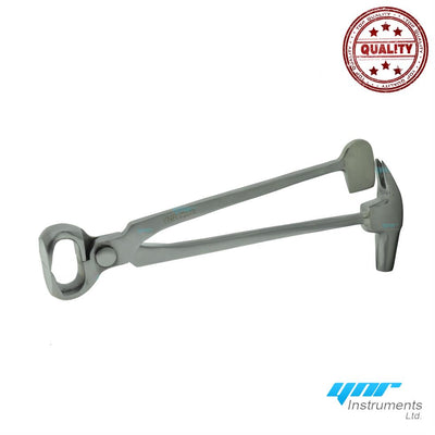 YNR Hoof Pin Cutter 1' Hammer Axe Nipper Triple Tool Veterinary Instrument Steel