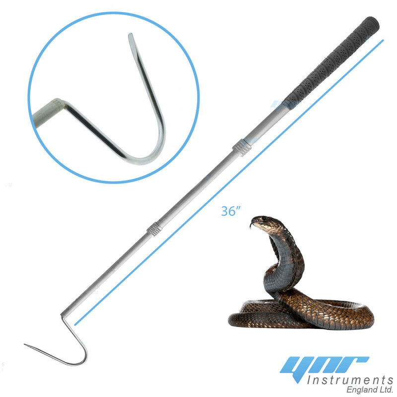 YNR® Snake Lizard Hook Herp Pin Tools Reptiles Pet Supplies 36" Reptile Handler