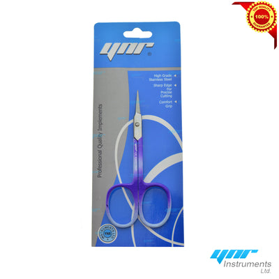 YNR® Super Sharp Curved Edge Cuticle Nail Scissors Arrow Point Multi Colour