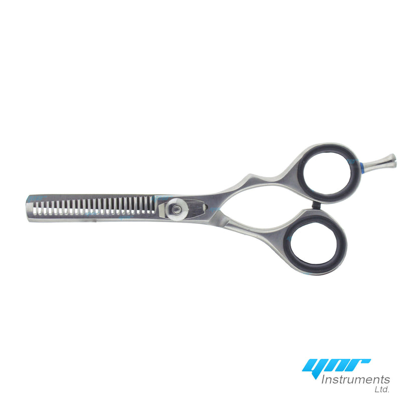 YNR 5.5" Professional Hairdressing Scissors Set Hair Thinning Shears Silver Dull