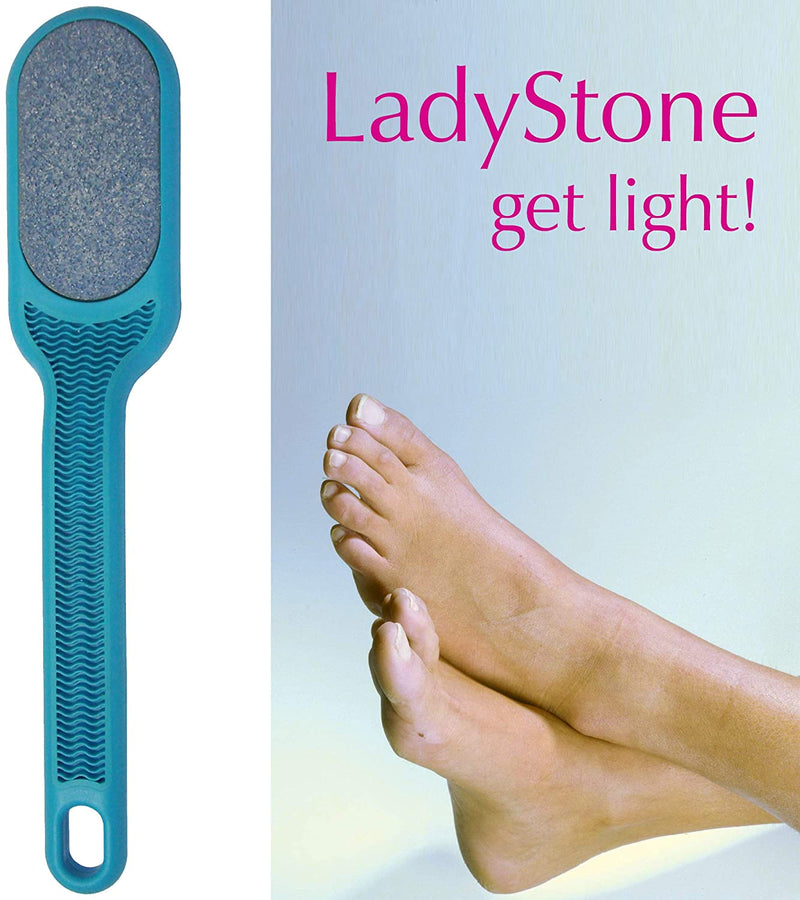 Erlinda LadyStone Ceramic Double Side FOOT RASP Dead Skin File Feet Scrubber Pedicure Germany