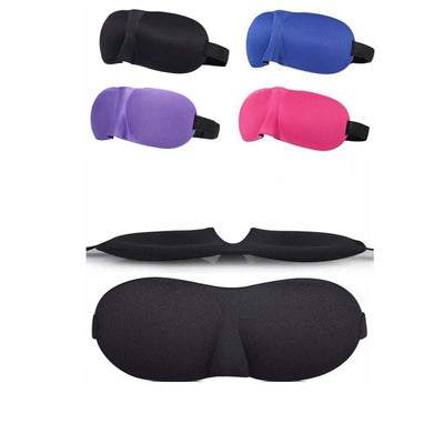 3D Soft Padded Blindfold Blackout Eye Mask Travel Rest Sleep Aid Shade Cover YNR