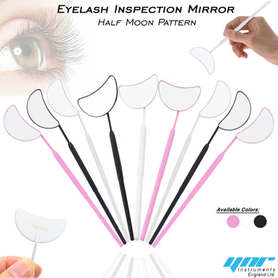 YNR Moon Shape Eyelash inspection Mirror- Beauty Lash Extension Tool Single Set