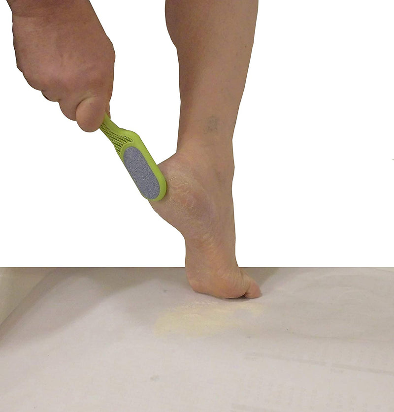Erlinda LadyStone Ceramic Double Side FOOT RASP Dead Skin File Feet Scrubber Pedicure Germany