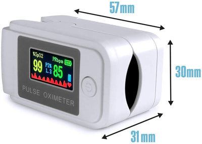 Finger Pulse Oximeter LED Display Oxygen Saturation Monitor