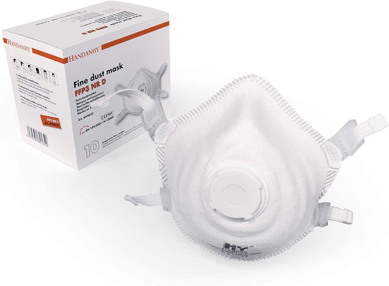 FFP3 Face Mask Cup Dust Masks Valved P3 N99 Disposable Respirator Protected