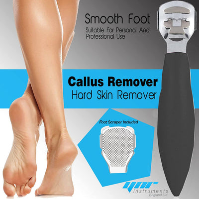 Callus Shaver Foot File Care Hard Skin Remover Callus Shaver Sets, Foot File Heads & 10 Replacement Blade for Hand Feet