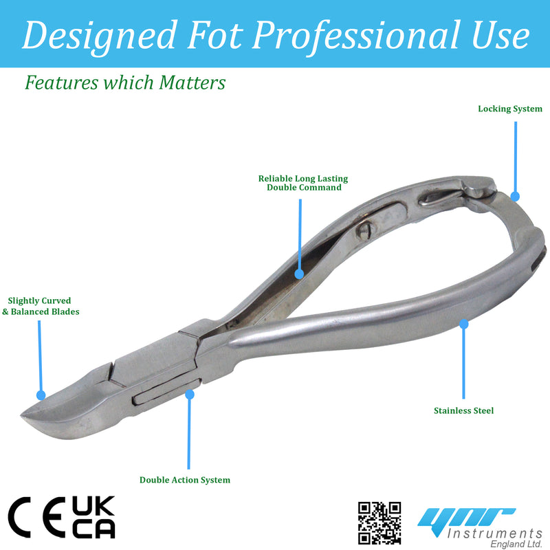 Podiatry Instrument – 6 Piece Chiropodist Tools Kit with Nail Nipper ...