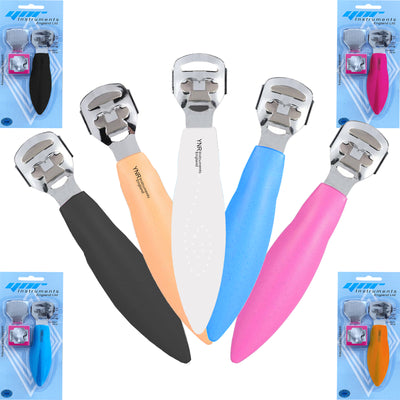 Callus Shaver Foot File Care Hard Skin Remover Callus Shaver Sets, Foot File Heads & 10 Replacement Blade for Hand Feet