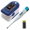 Fingertip Pulse Oximeter SpO2 Finger PR Monitor Digital Thermometer Fre Battries