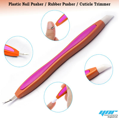 Cuticle Pusher UV Gel Polish Soak Off Remover Tool Nail Arts Cuticle Trimmer