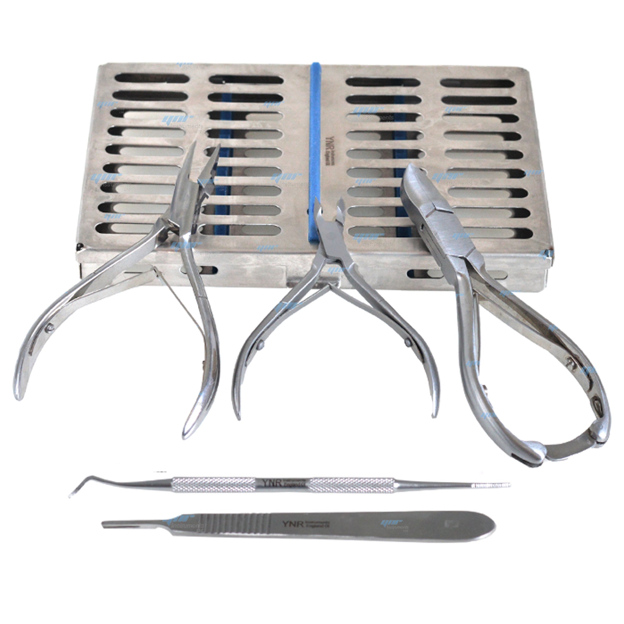 Podiatry Instrument – 6 Piece Chiropodist Tools Kit with Nail Nipper ...