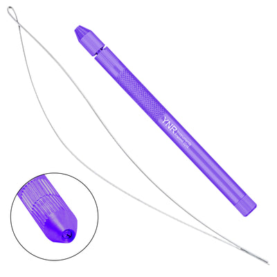 Hair Extensions Wire Pulling Hoop Loop Tool Nano Ring Micro Hook Threader Needle