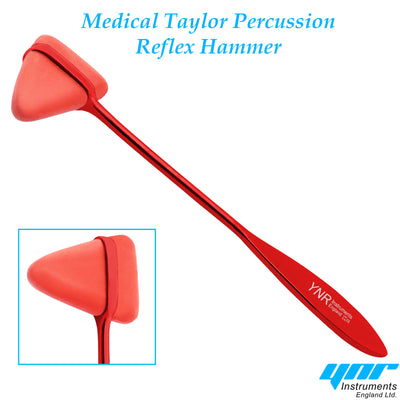 YNR® TAYLOR PERCUSSION REFLEX TENDON HAMMER PHYSIOTHERAPY SUPPLIES HEAD CE