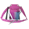 YNR® 5.5-Inch Hairdressing Scissor Set with Pink Studded Holster – view 1 | YNR Instruments