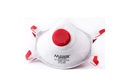 FFP3 Face Mask Meixin Valved MX2016V Disposable Respirator Protected