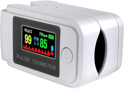 YNROXI-010 Finger Pulse Oximeter LED Display Oxygen Saturation Monitor Adult Child Heart Rate Monitor Large Screen Display Test for Sp02 Blood Oxygen Concentration Includes Lanyard