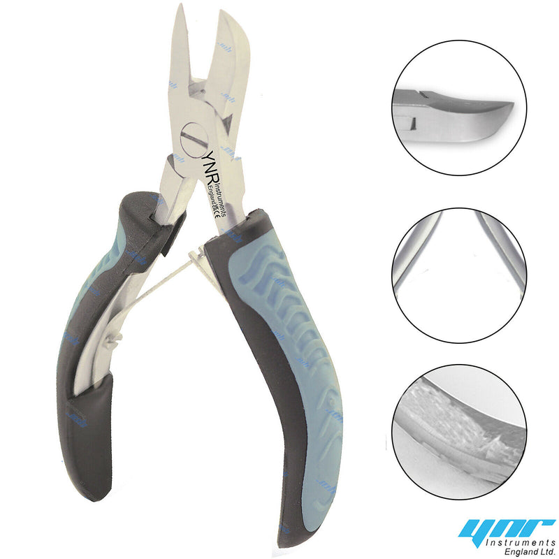 Chiropody TOE NAIL CLIPPERS For Thick Nails - Podiatry Heavy Duty NAIL CUTTERS