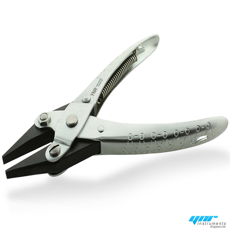 Flat Smooth Parallel Action Pliers Spring Loaded 140mm Jewellery Wire MakingTool