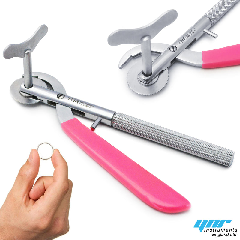 YNR Finger Ring Cutter Pink Handle Metal Emergency EMT First Aid Jewellery Tools