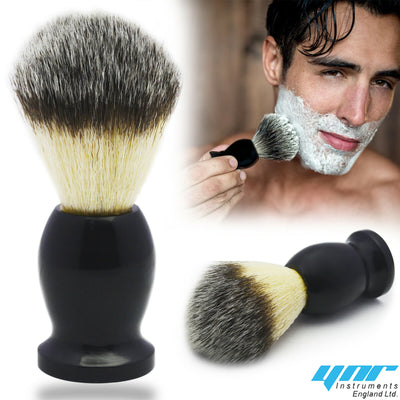 Double Edge Safety Razor & Pure Black Badger Brush Combo Shaving Set Classic Kit