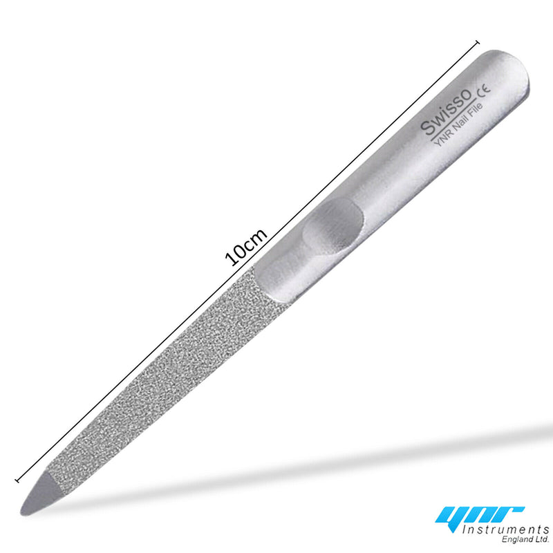 BRANDED PROFESSIONAL DIAMOND DEB FOOT CARE SKIN AND SWISS NAIL FILE STEEL 4"