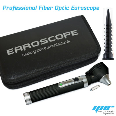 EAROSCOPE Ear Otoscope Mini Fiber Optic Medical Diagnostic Examination Approved