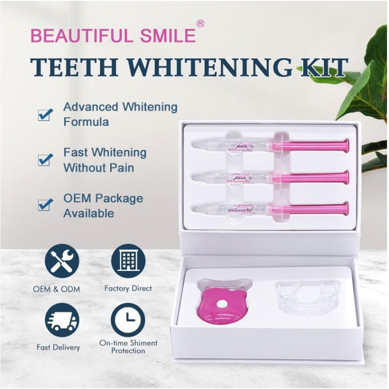 Teeth Whitening Kit Dentist Approved - Teeth Whitening Trays Gel White Smile 3X Teeth White Gel Removes Stains - Teeth White - Smile