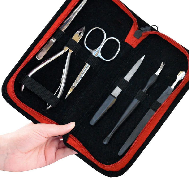 Manicure Pedicure Set Nail Manicure Kit Nail Cutter Grooming Kit Nail Set Kit Cuticle Remover Clippers Nail Clipper Set Travel