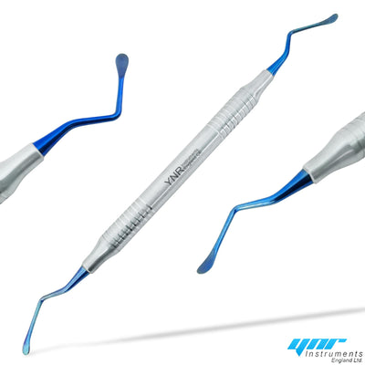 Composite Filling Instruments 5 PCS Dental Restorative Silver Blue Coated CE