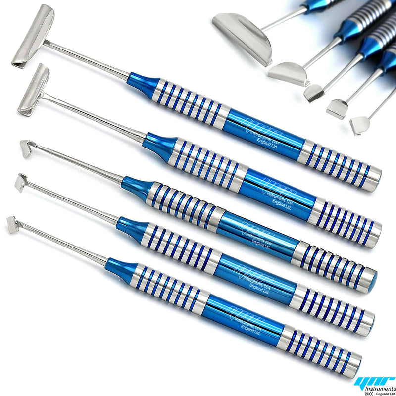 Dental Soft Brushing Kit Lingual Tissue Flap Surgery Implant Instruments 5Pcs CE