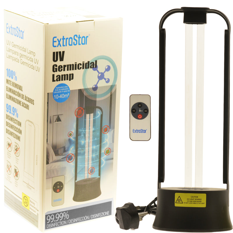 36W UV Germicidal Lamp Remote Control UV Sterilization Lights Disinfection Lamp