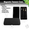 Glittery Magnetic Case for 6 Eyelash Tweezers Light Weight Hidden Magnetic Frame